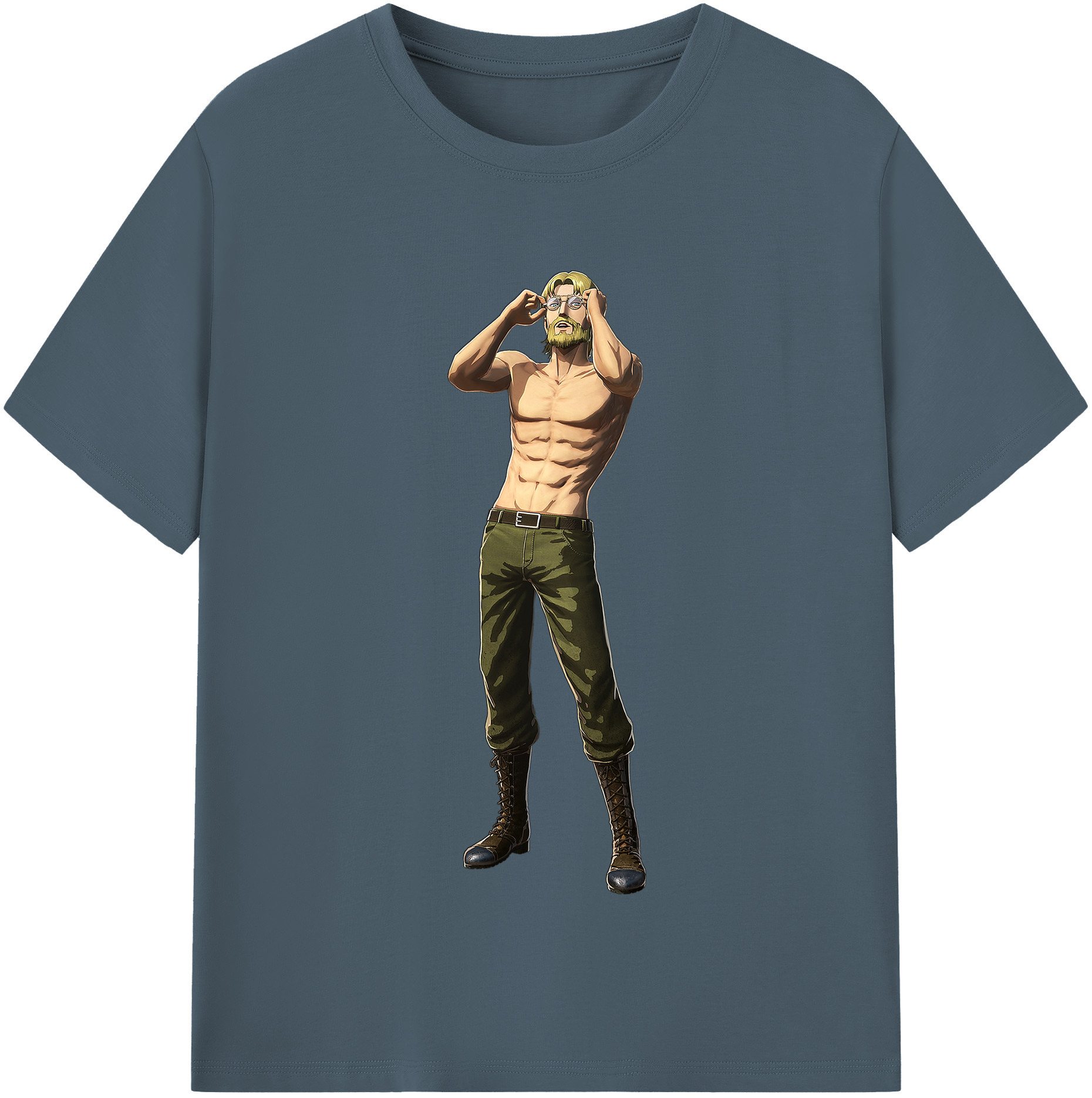 （画像用） 進撃の巨人 Attack on Titan 綿100％半袖Tシャツ（フロントプリント）
